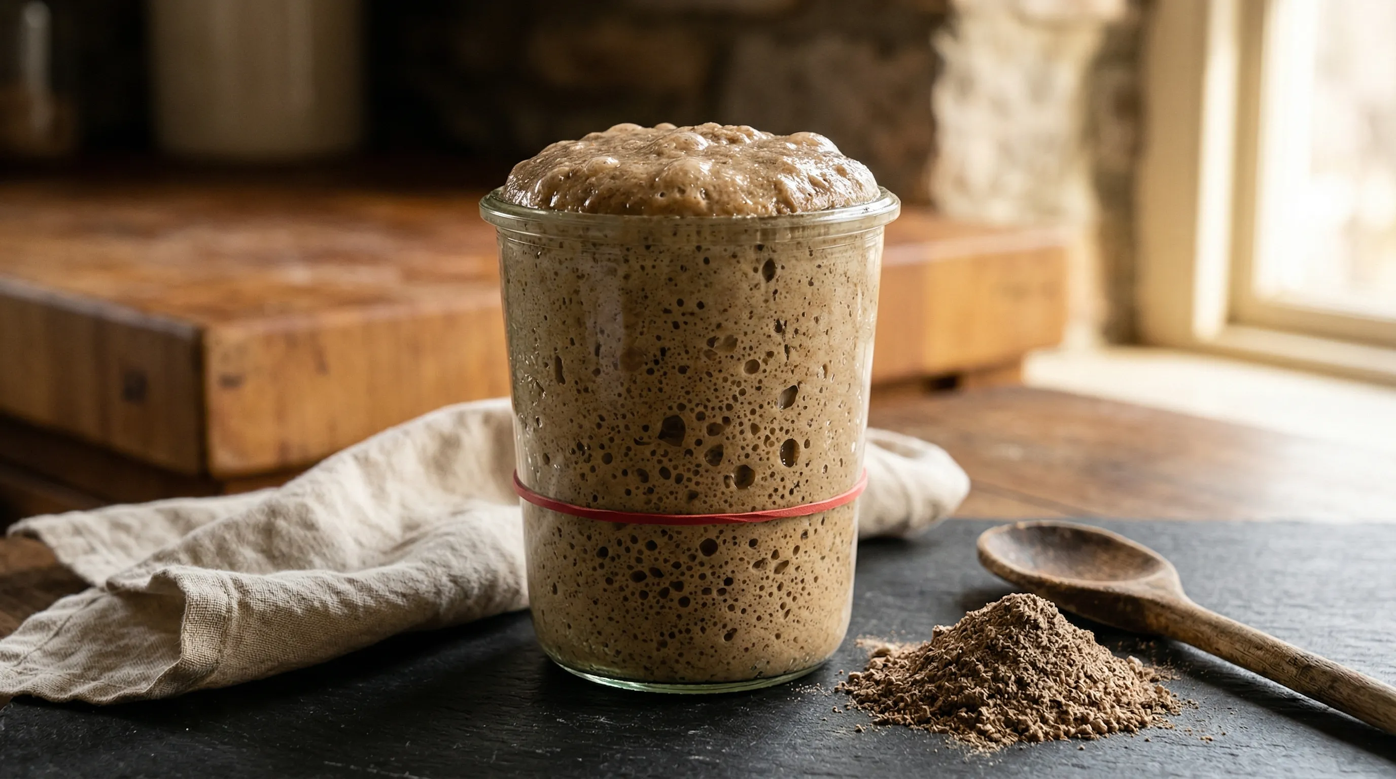 Spontaneous Fermentation (Wild Capture Sourdough Starter)