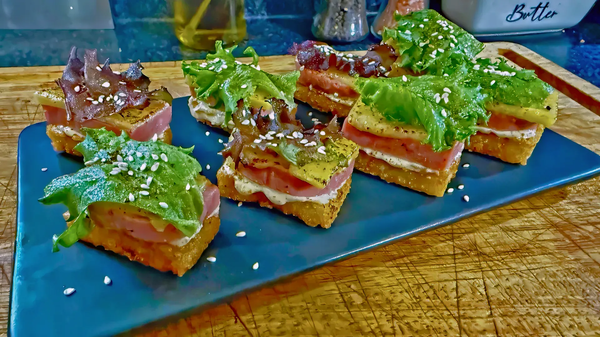Sichuan-Spiced SPAM & Torched Dubliner on Crispy Rice