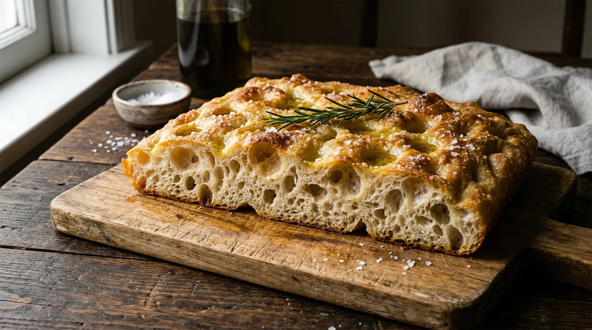 Same-Day Sourdough Discard Focaccia